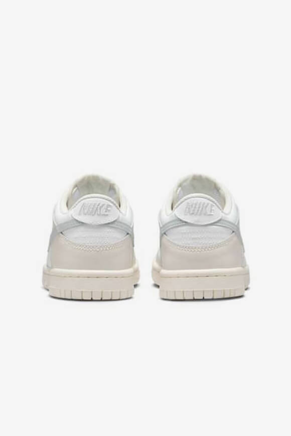 Dunk Sneaker - White + Light Silver
