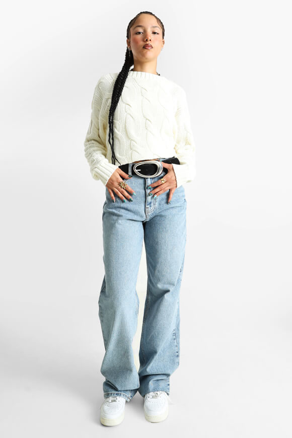 Maglione lavorato a maglia NMFINN - Zabaione