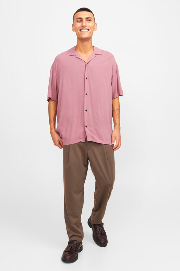 Camicia oversize Jeff Solid Resort - Mesa Rose