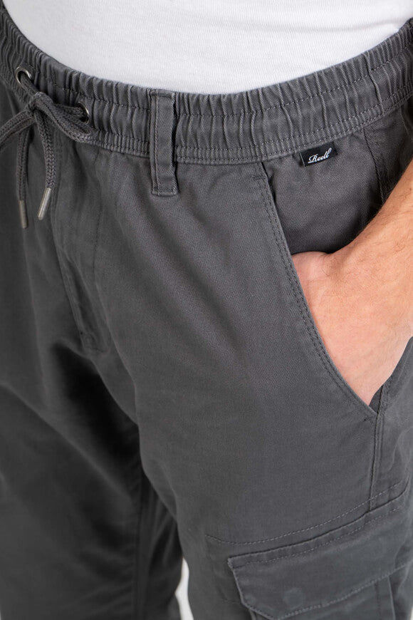 Reflex Rib Cargo Jogger Pant - Grigio Vulcano