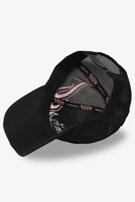 Cappellino trucker / snapback - Black + Pink