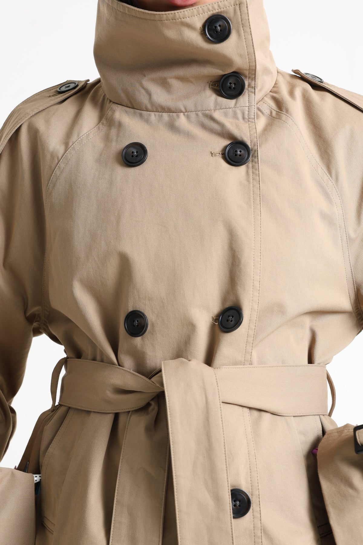 Trenchcoat court - Beige