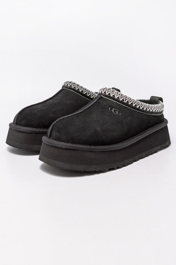 Tazz gefütterte Plateau Slipper - Black