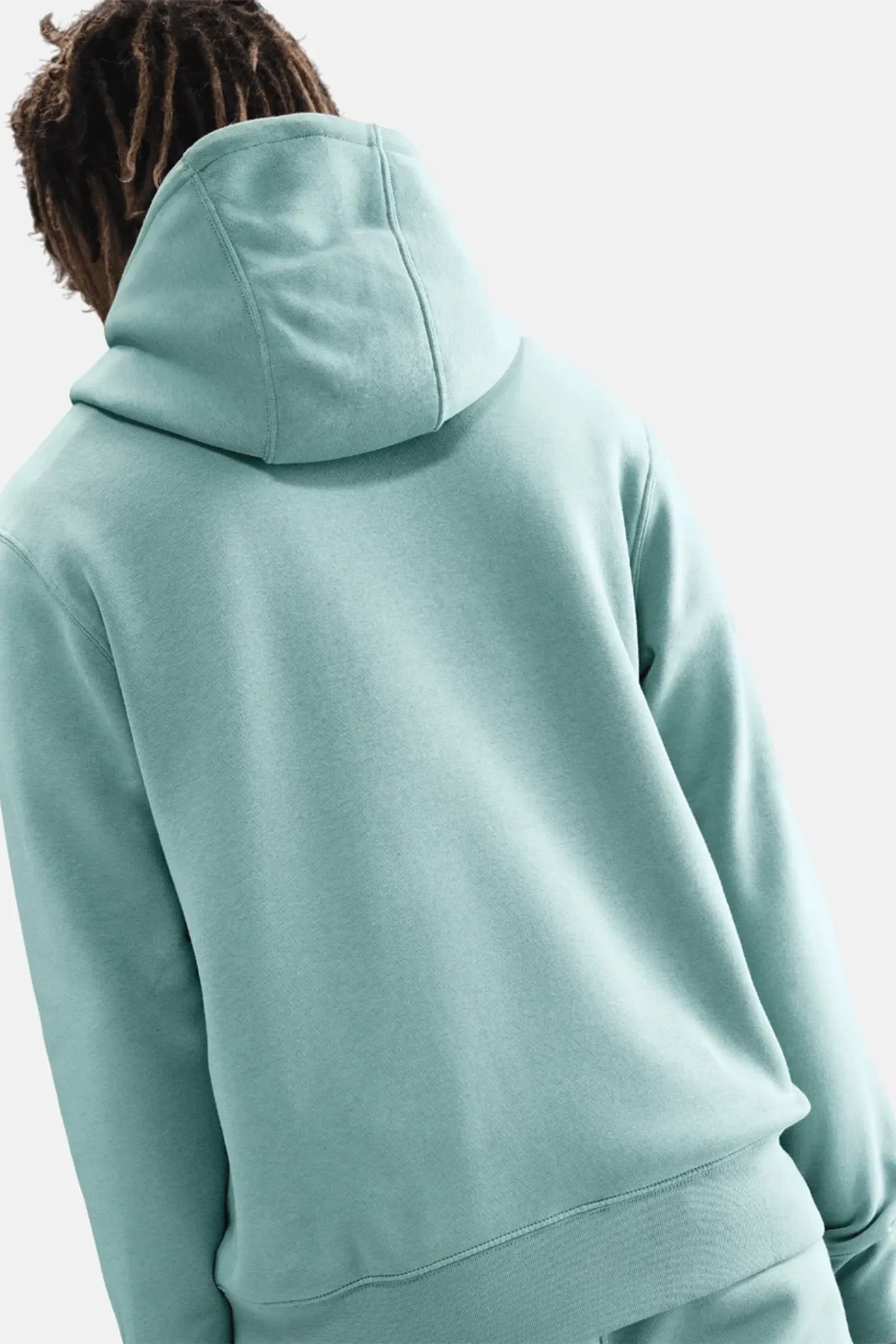 Sportswear Club Fleece Hooded Sweatshirt - Denim Turquoise
