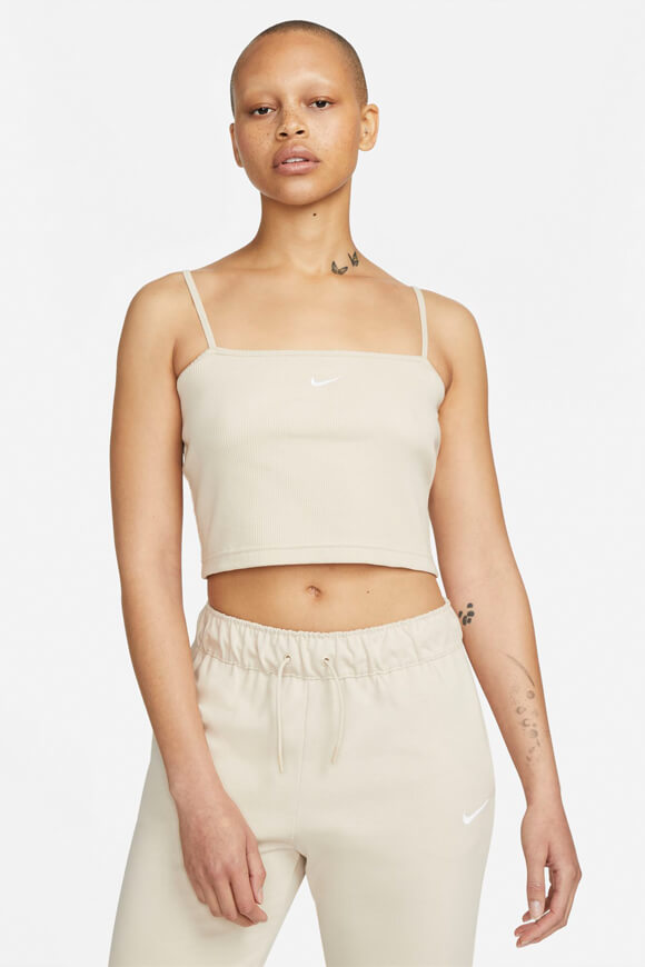 Ribbed crop top - Sanddrift