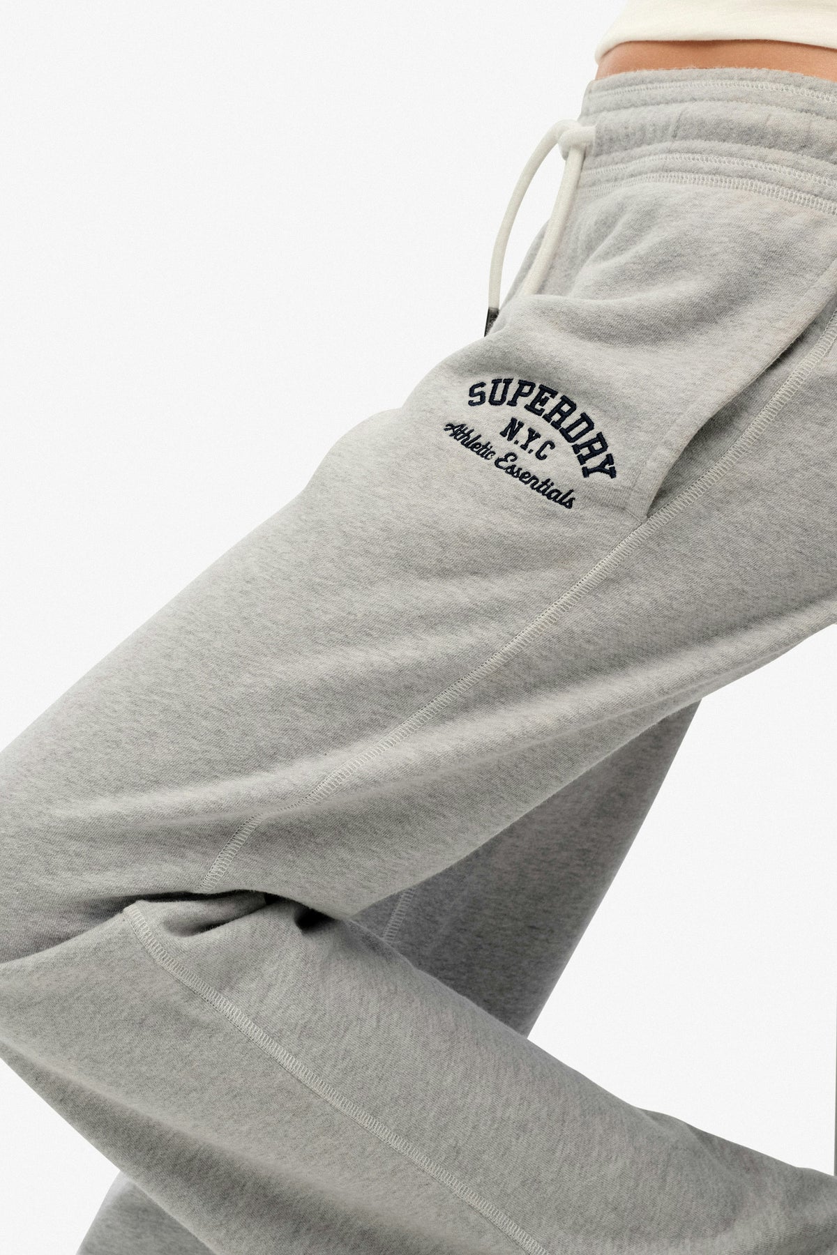 Pantaloni flare in felpa