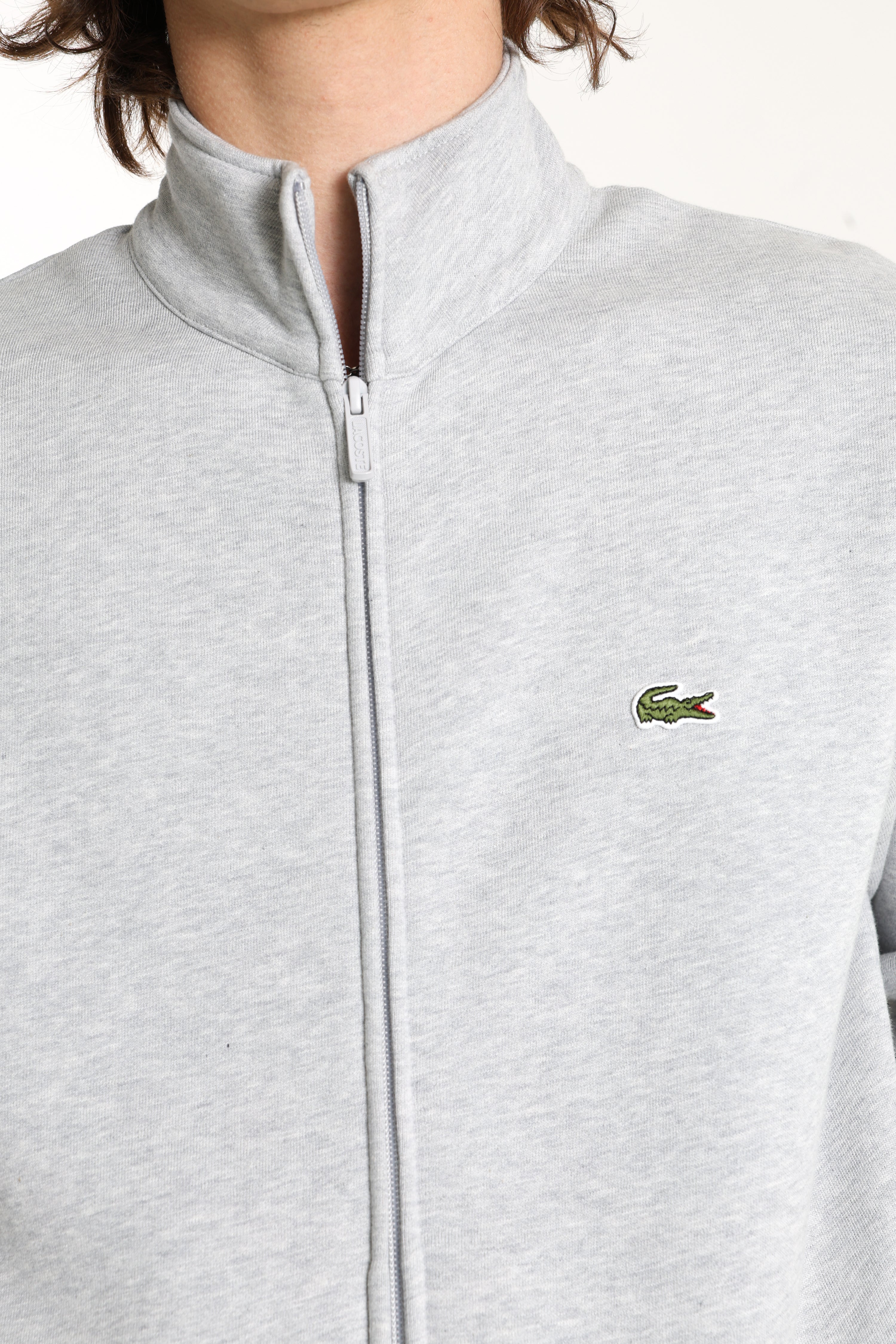 Felpa con zip - Silver Chine