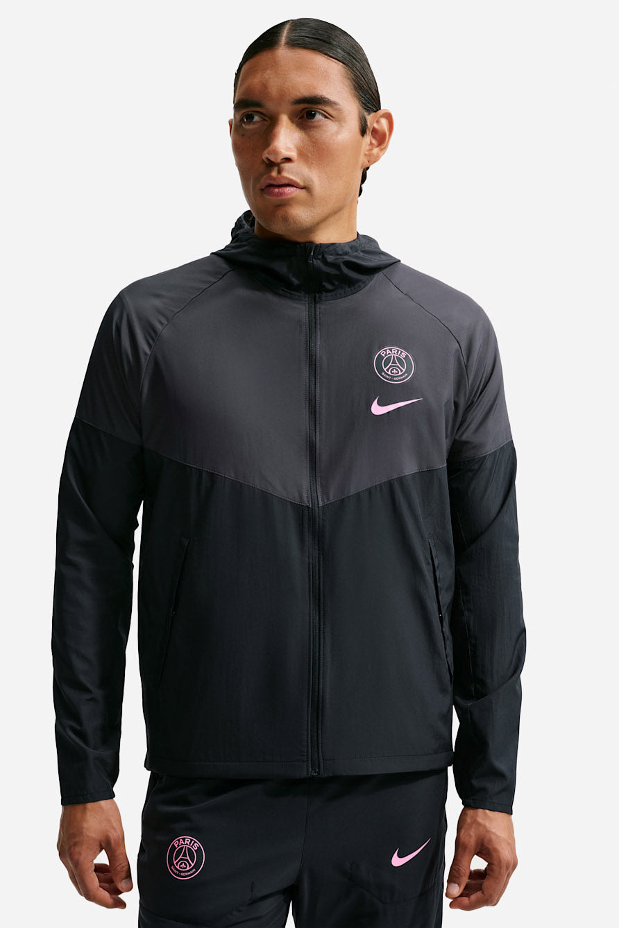 Paris Saint-Germain veste de survêtement - Black + Pink Beam