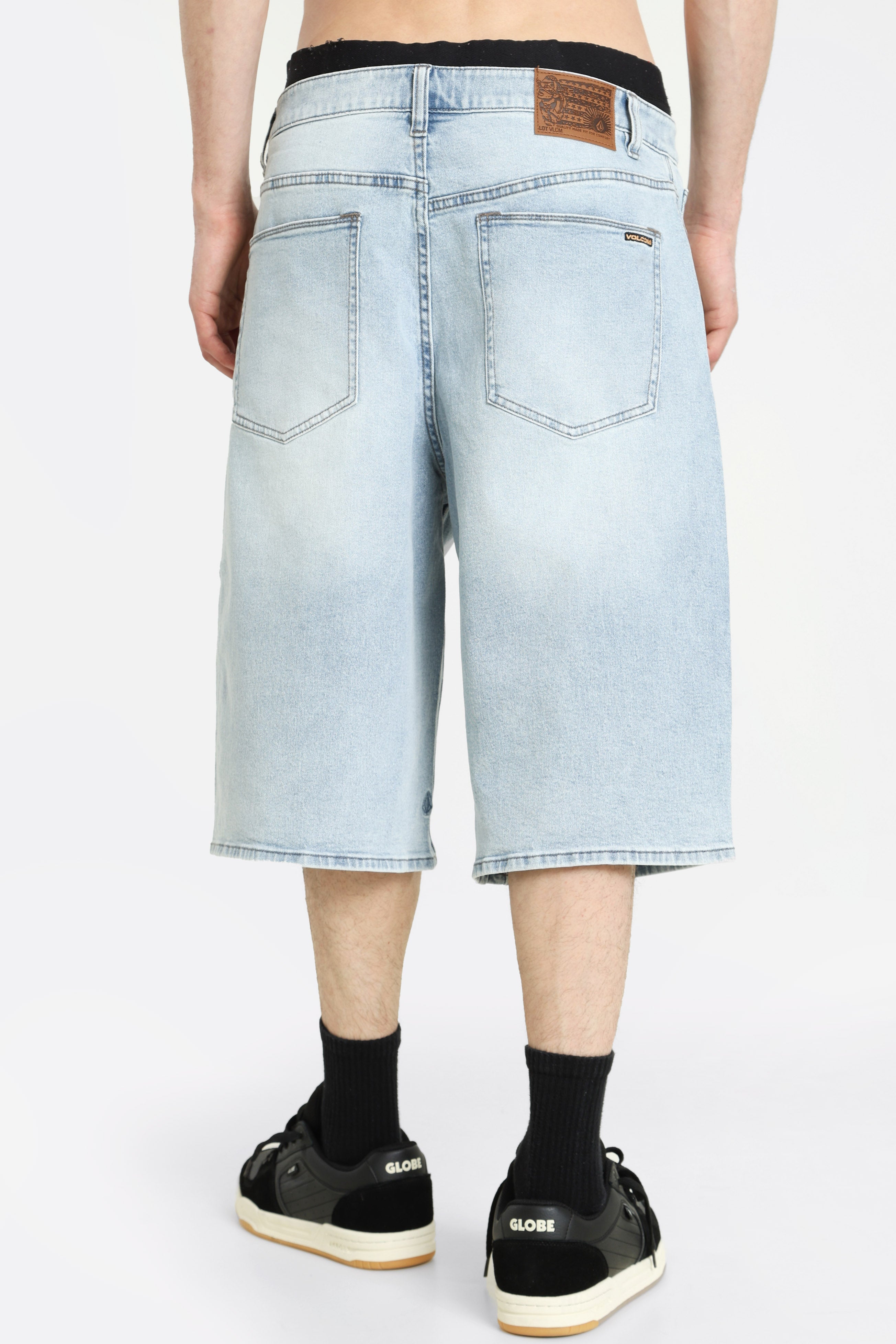 Chillow Super Loose Fit Jeansshorts - Desert Dirt Indigo