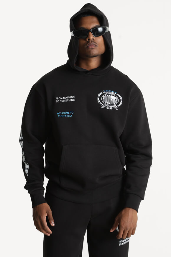 Sweatshirt ample à capuchon - Black