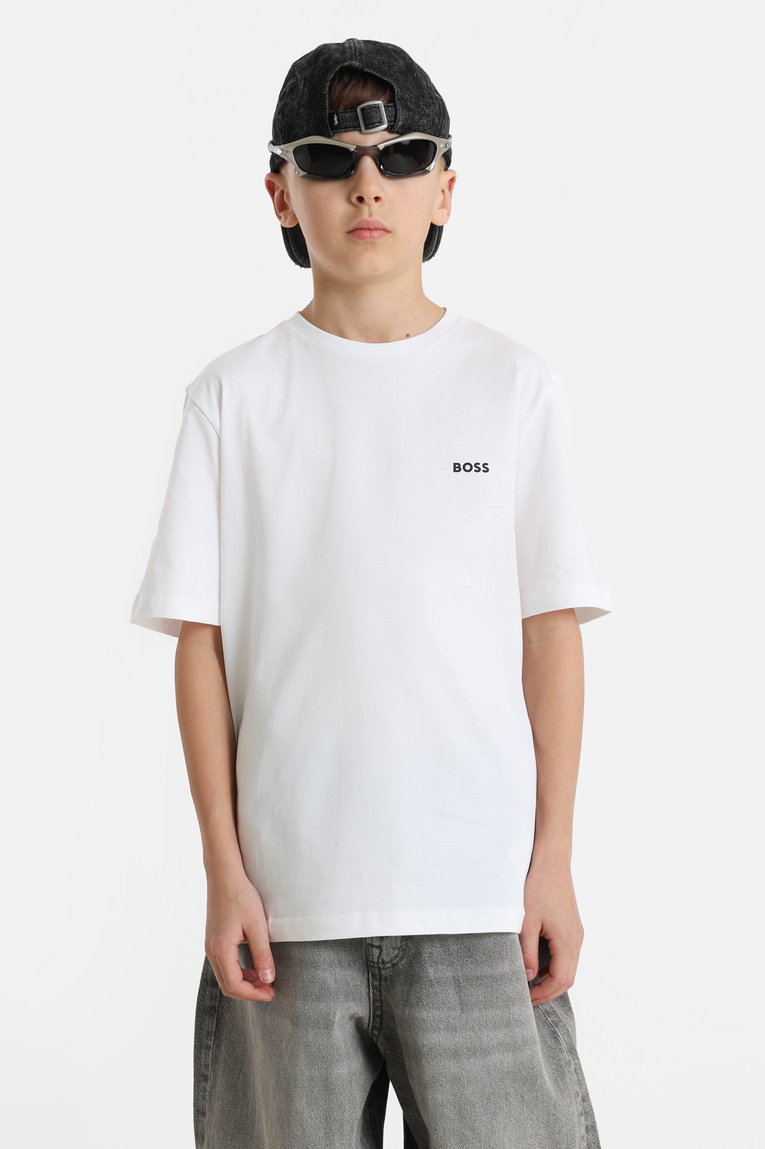 T-Shirt - White + Black