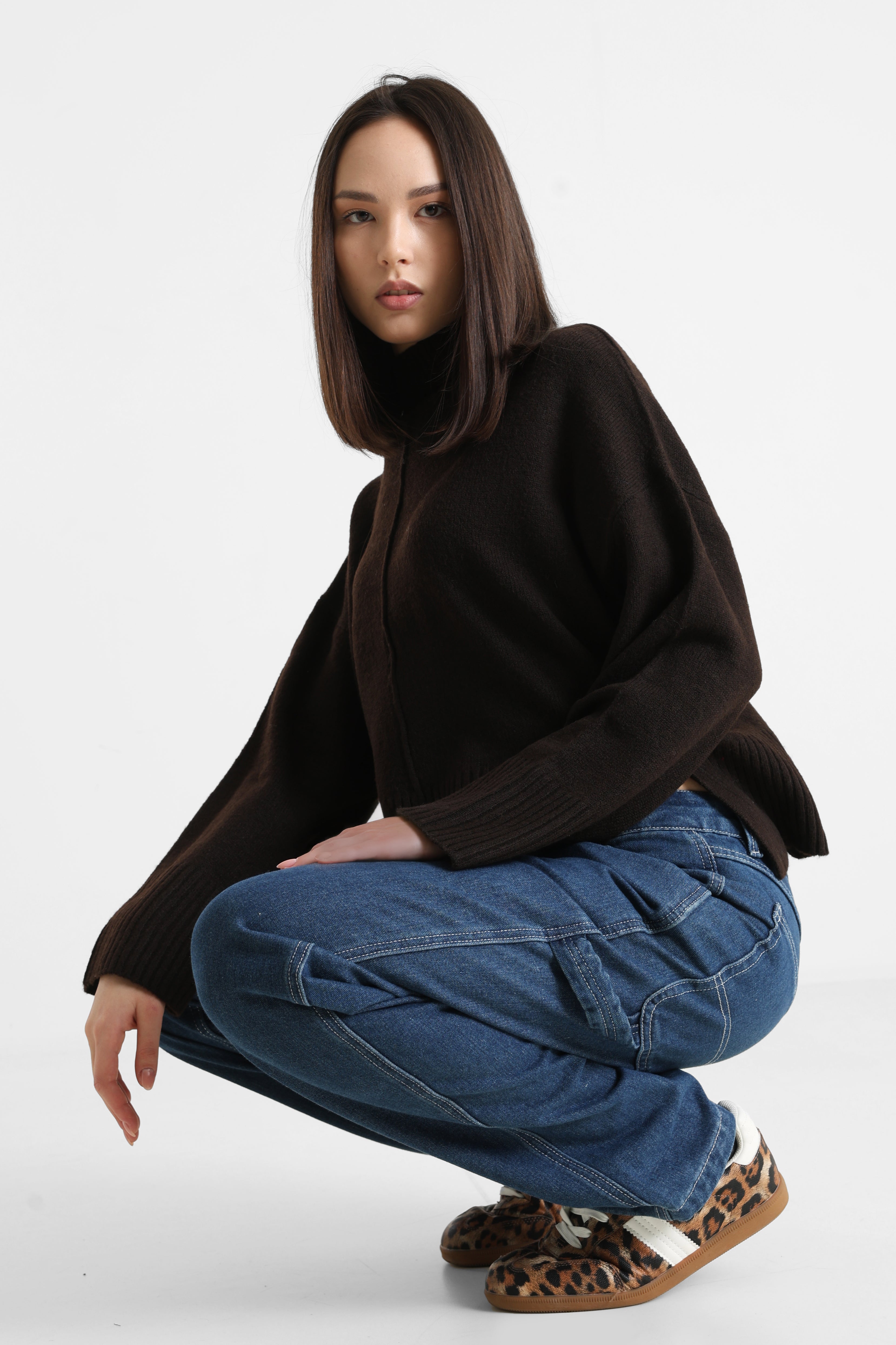 ONLWHITNEY - Maglia a maglia - Chocolate Torte