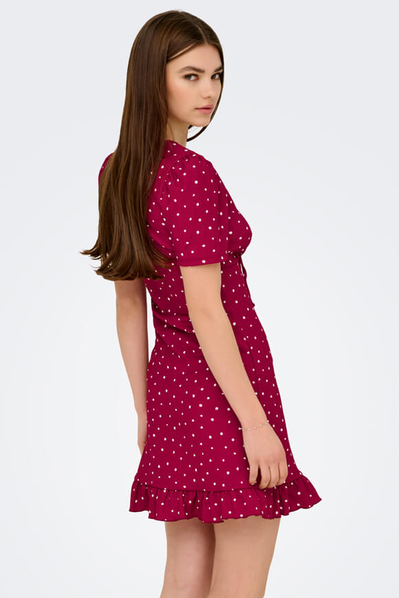 ONLBILL mini robe en seersucker - Rio Red