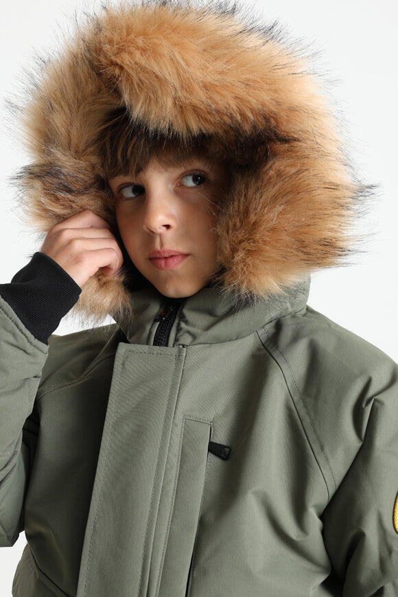 Abelli Wattierte Bomberjacke - Dusty Olive