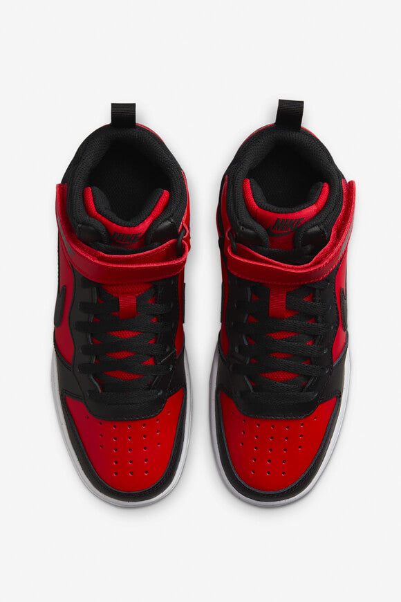 Sneaker Court Borough 2 - Rosso Università + Nero + Bianco