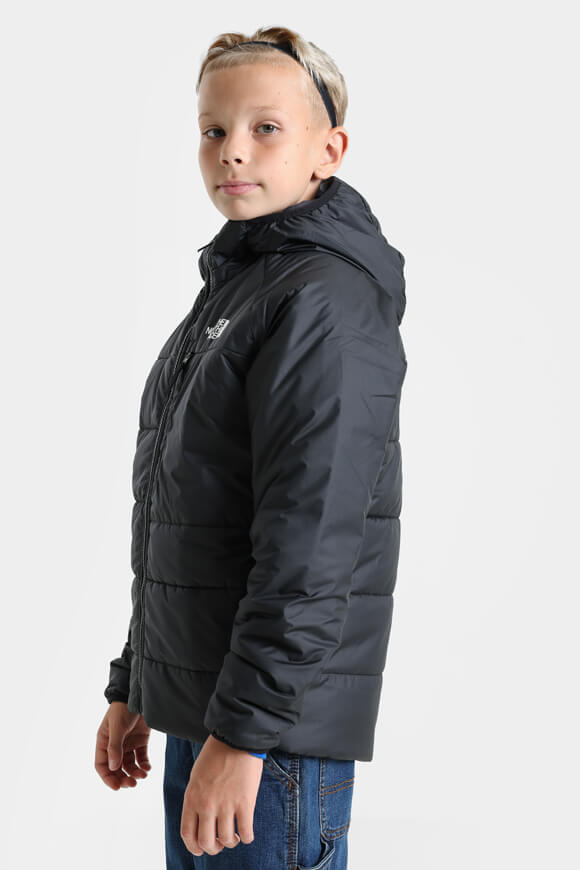 Perrito Leichte Wendejacke - Black + Dark Grey
