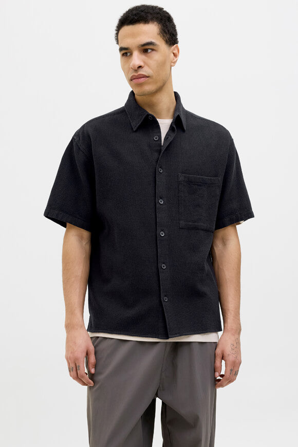 JCODYNAMIC chemise ample gaufrée - Black