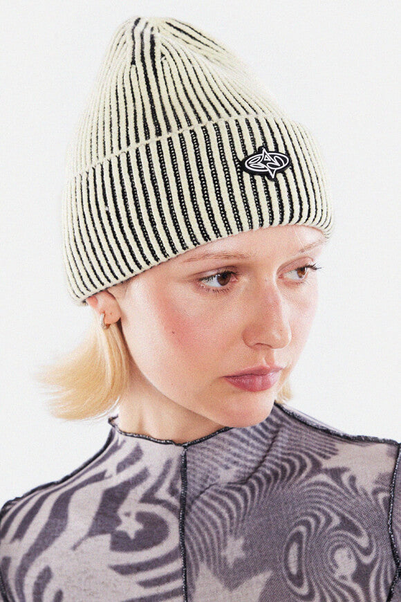 Bonnet - Light Yellow + Black