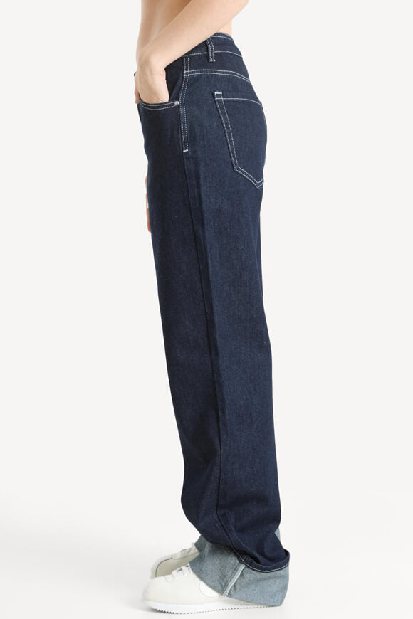 Wide leg jeans - Dark blue denim