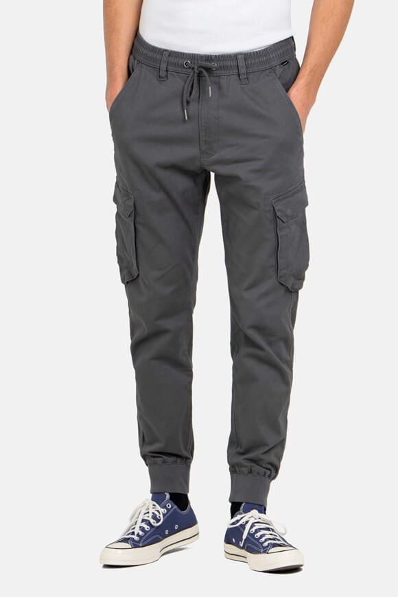 Reflex Rib Cargo Jogger Pant - Vulcan Grey