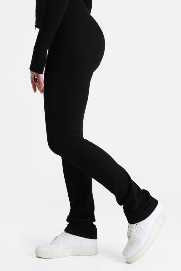 Flare Leggings - Schwarz