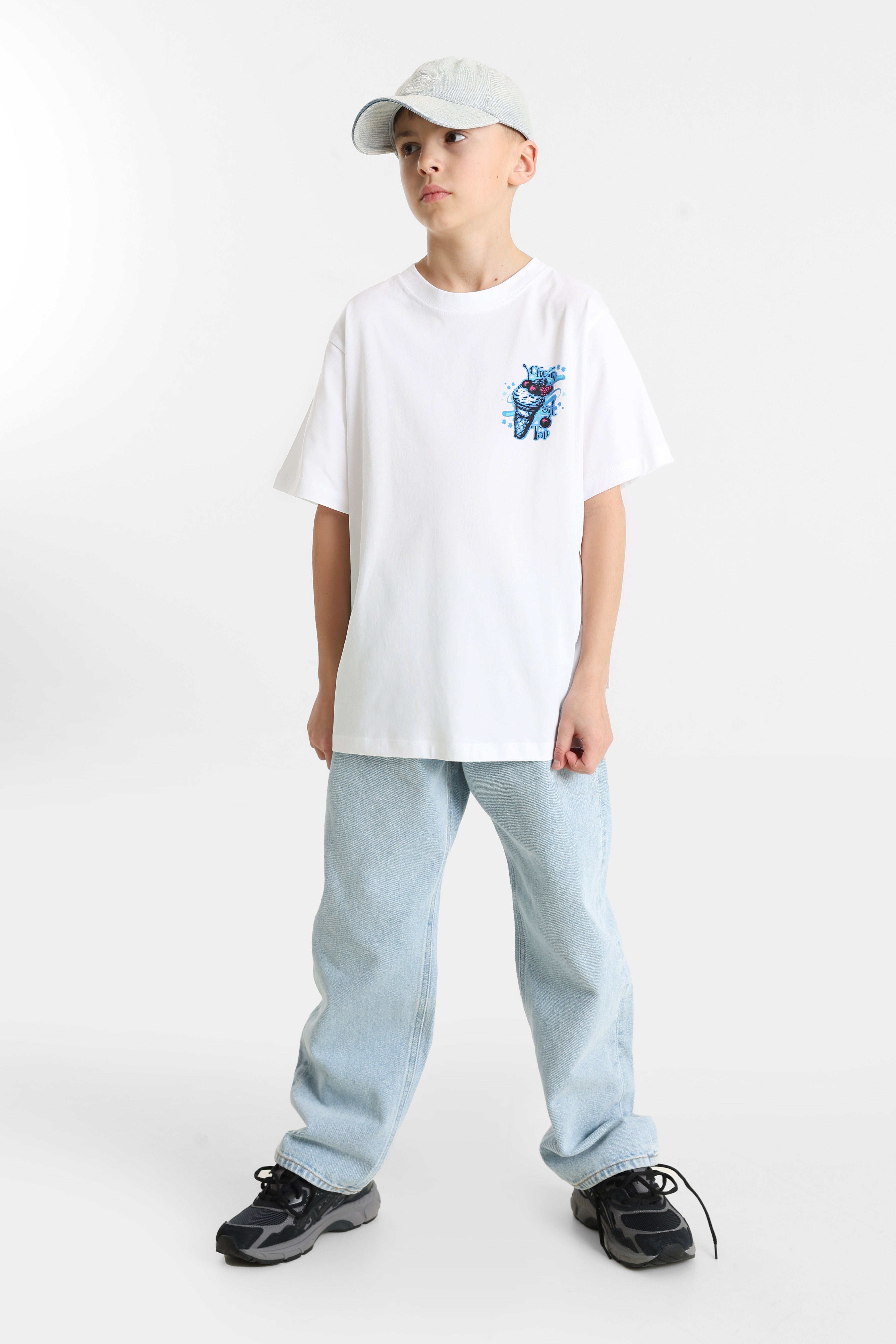 JORAIRBRUSH T-Shirt - Bright White