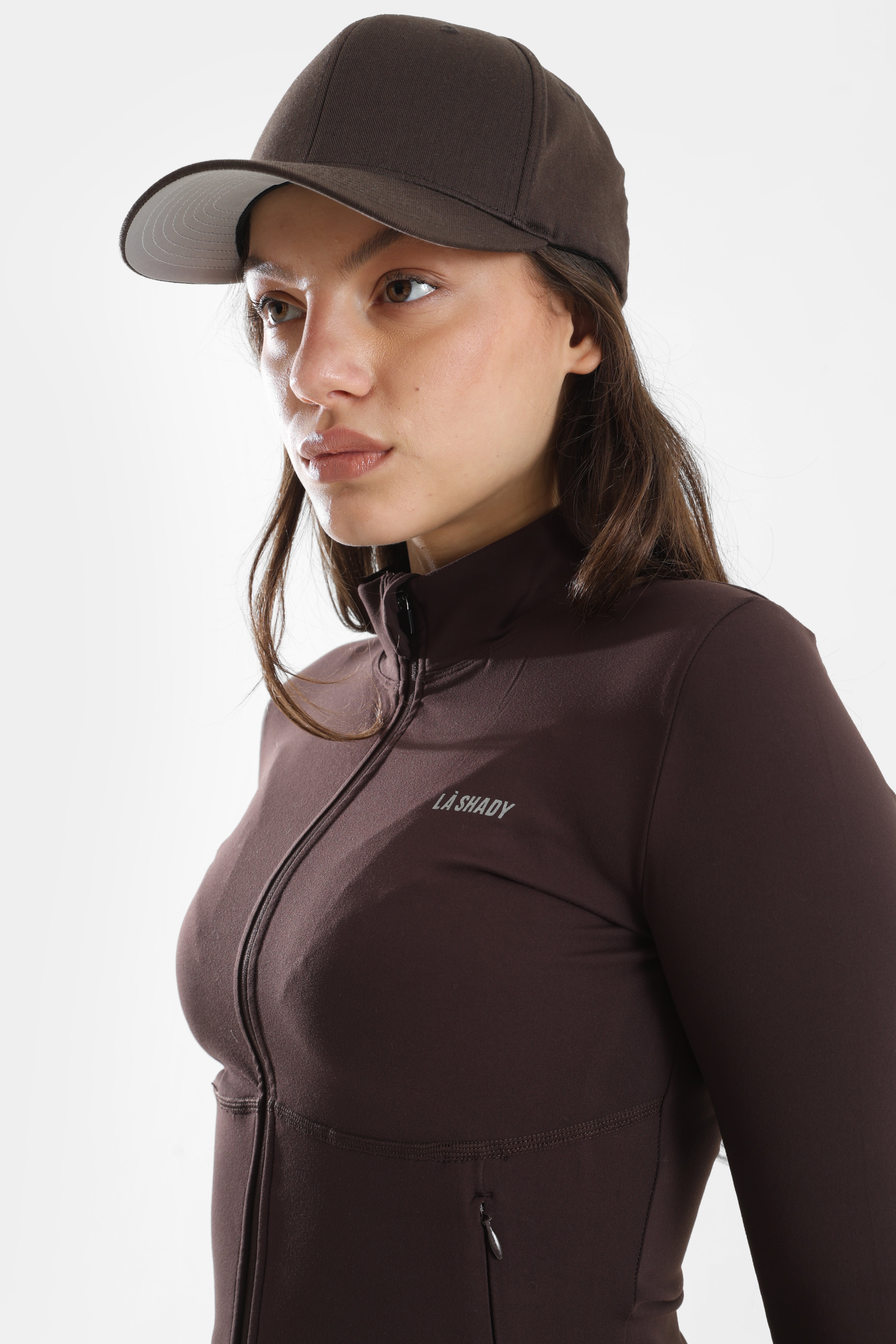 Tracksuit jacket - Brown