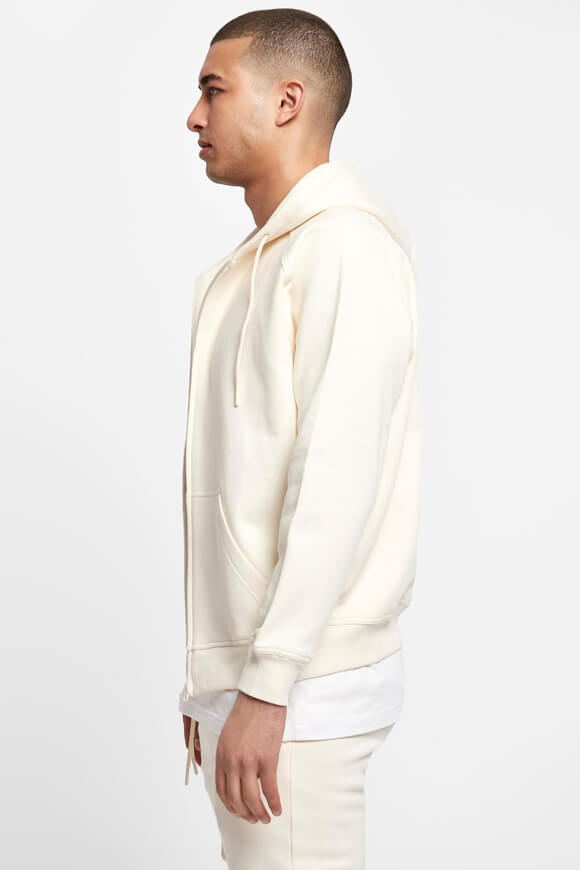 Oversize Kapuzensweatjacke - Whitesand