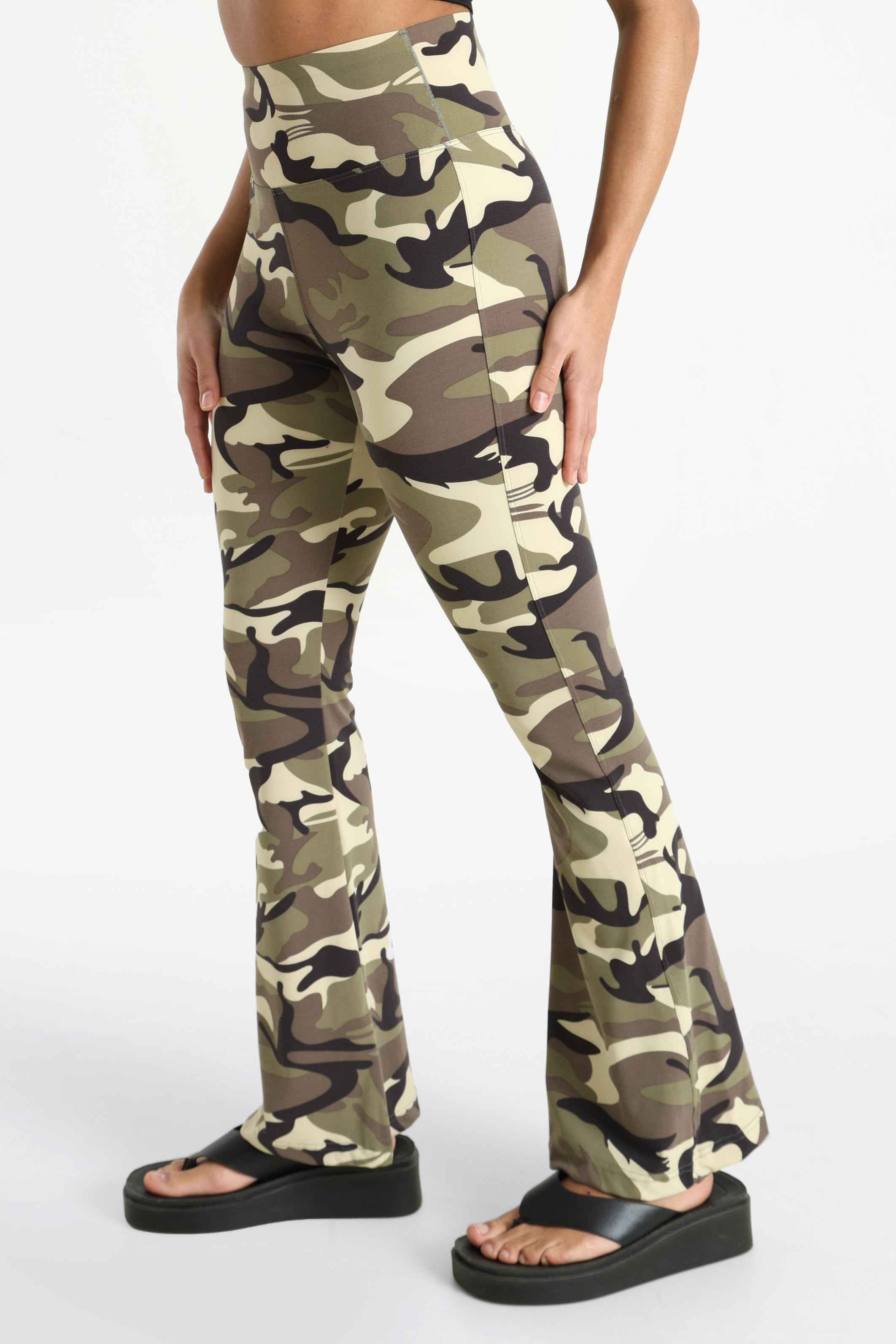 Flare Leggings - Camouflage
