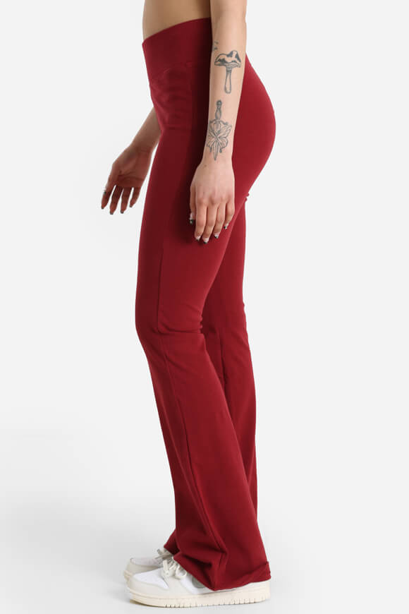 Leggings bootcut - Bourgogne