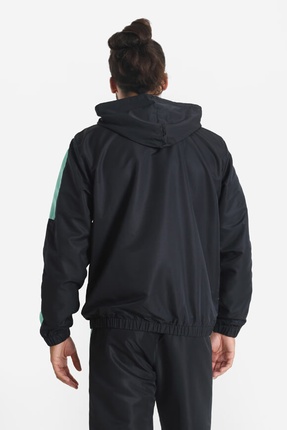 Prannie Trainingsjacke - Black + Aqua Sea