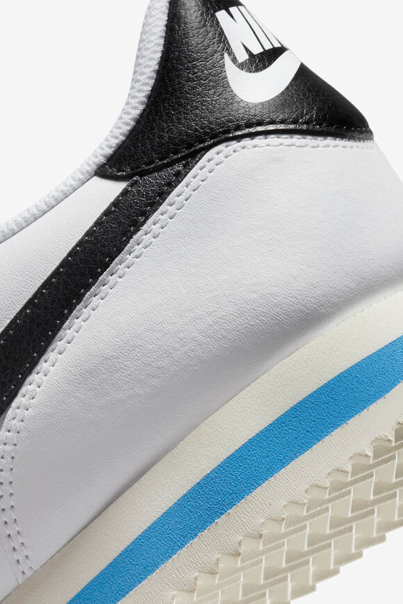 Cortez Sneaker - White + Black + Light Photo Blue