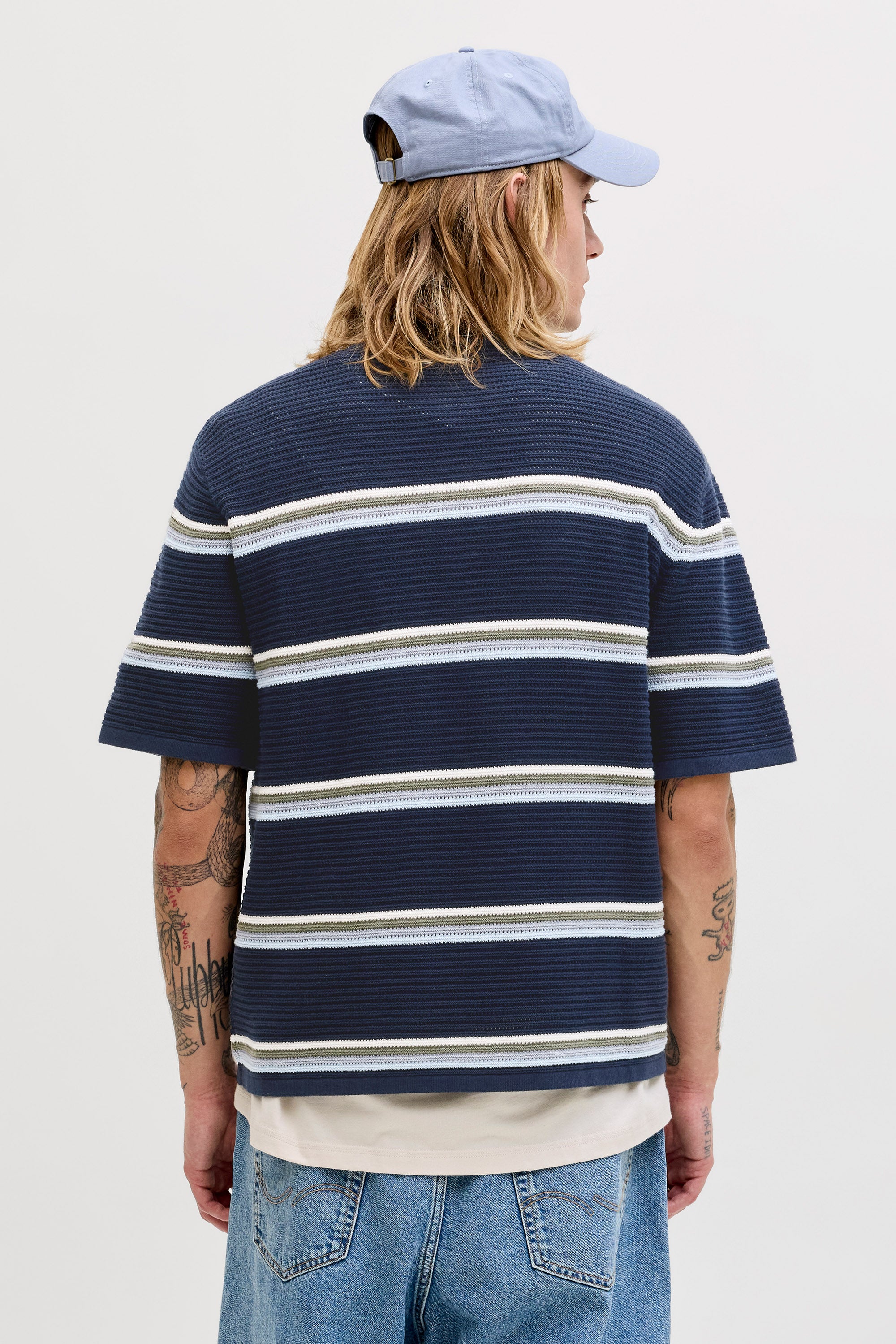 JORMAINE polo en tricot - Sky Captain