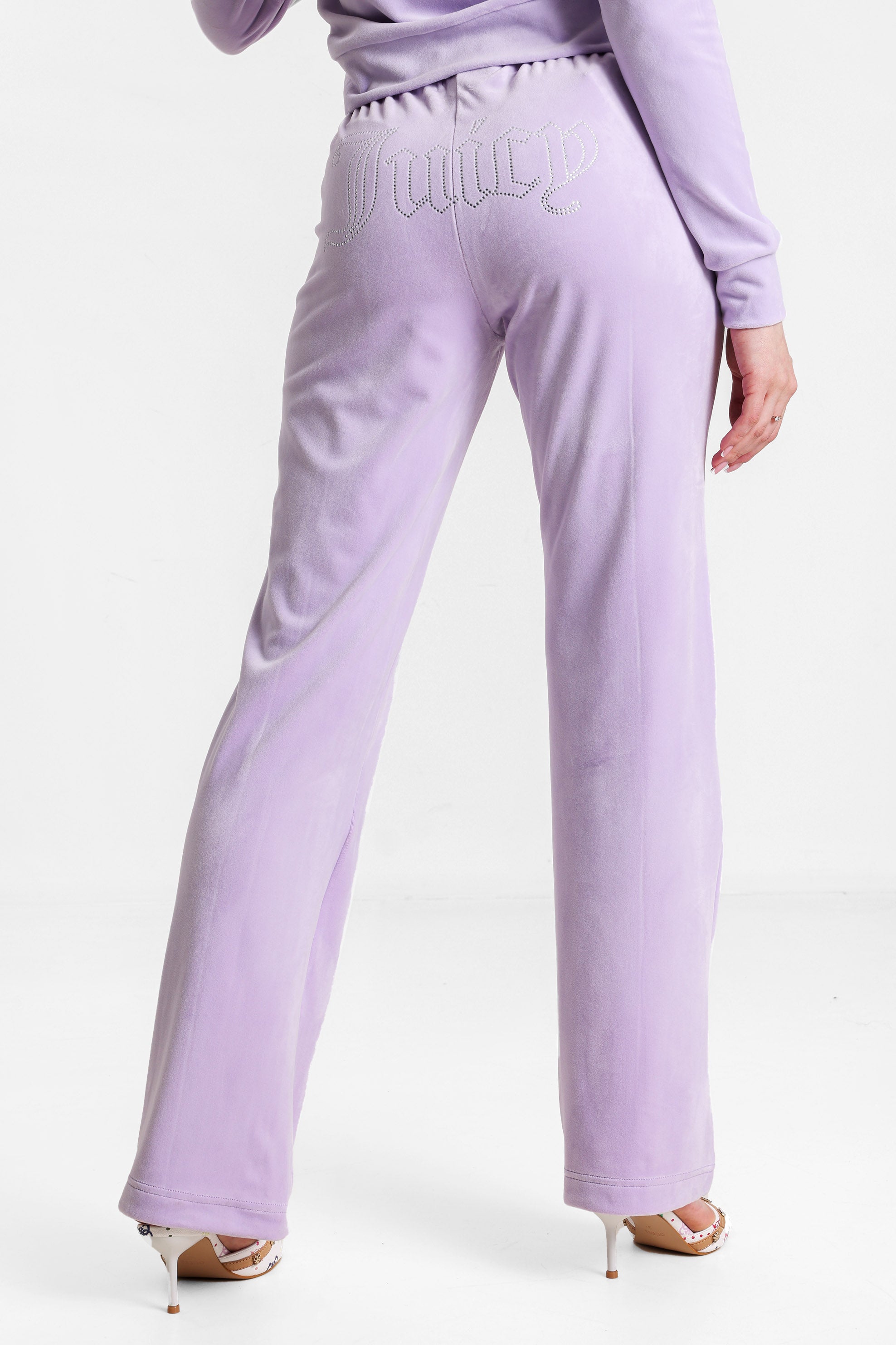 Tina Samt Hose - Pastel Lilac
