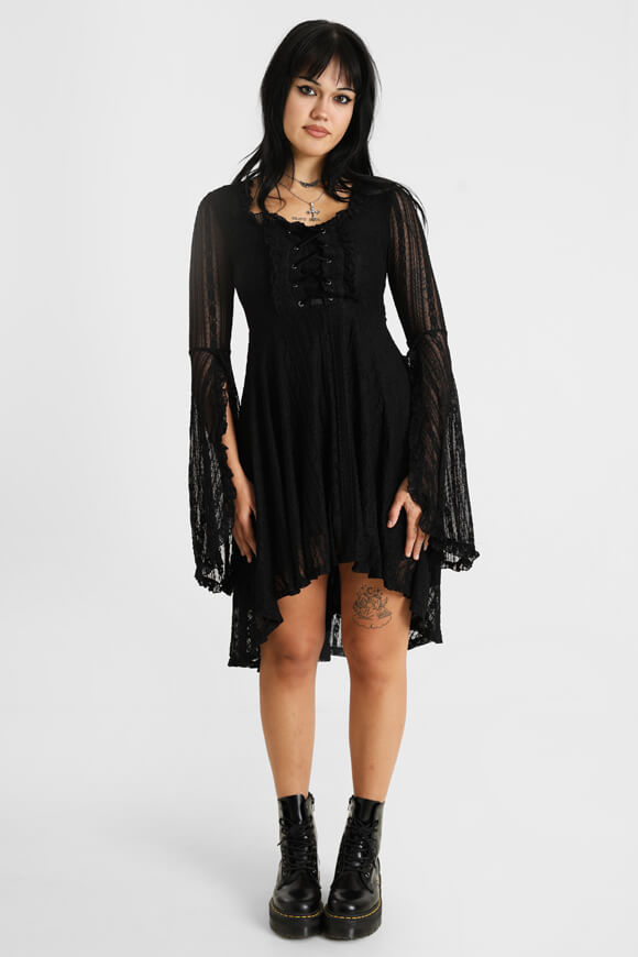 Robe en dentelle - Noir