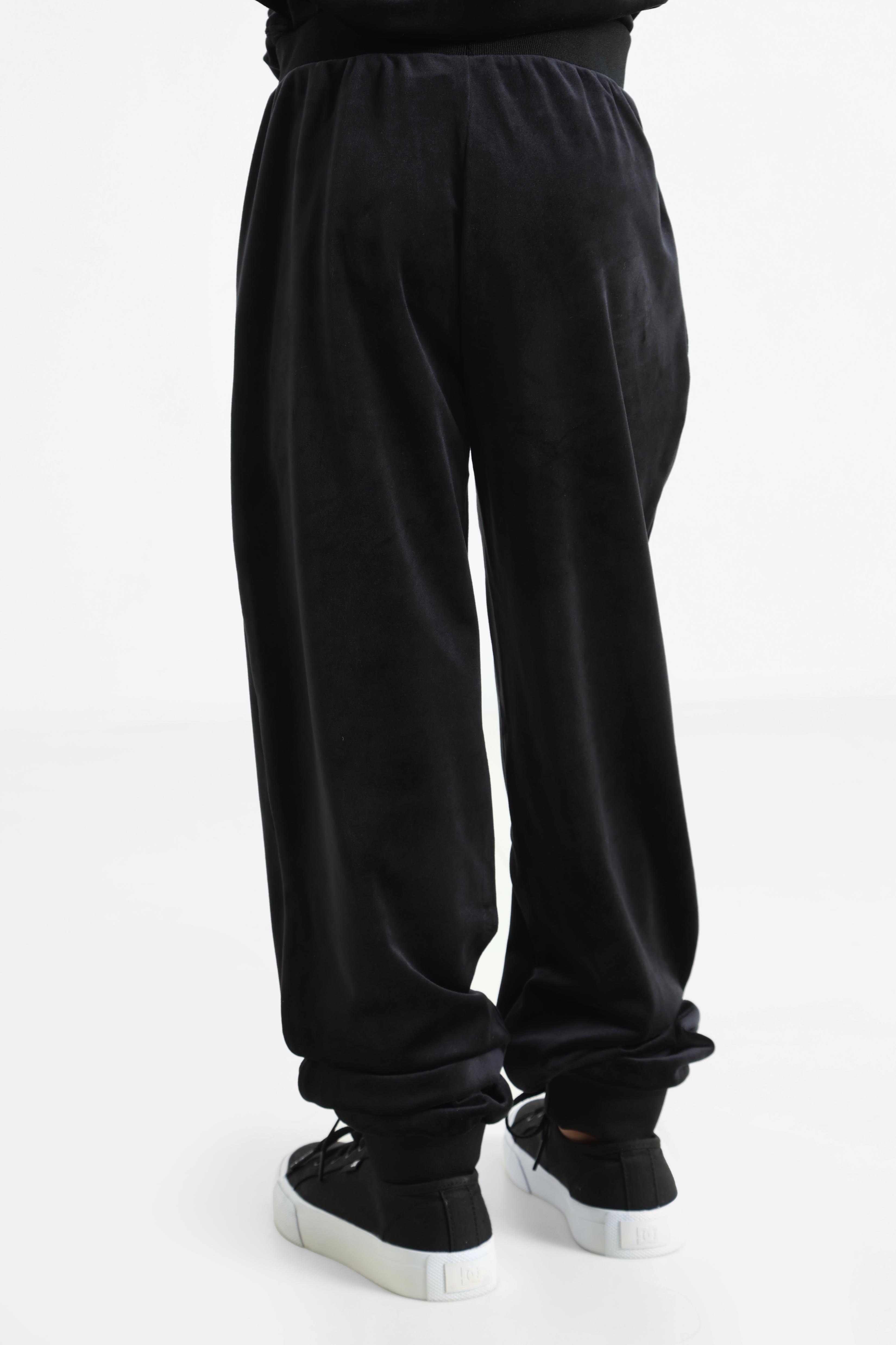 Pantaloni in velluto - Jet Black