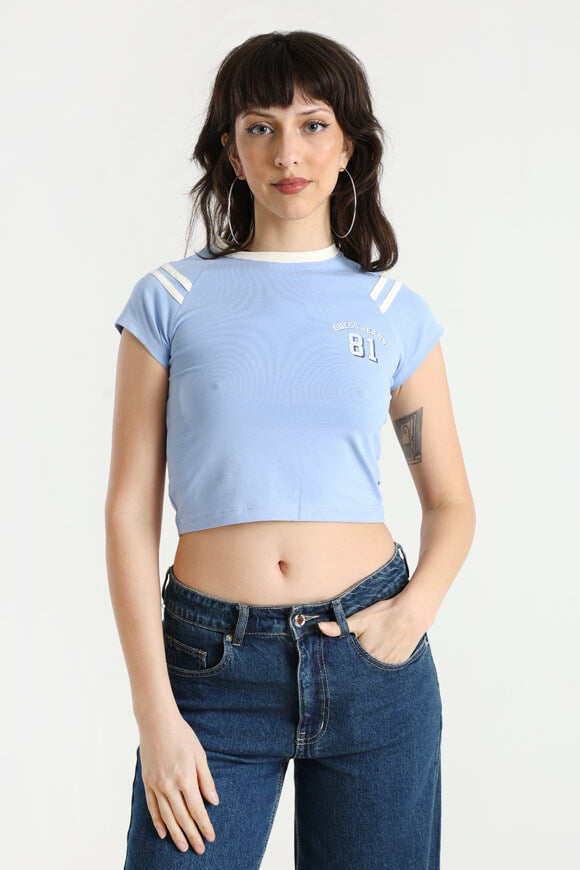 Maglietta con crop - Fresh Zendy Blue