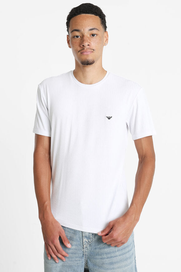 Strukturiertes T-Shirt - White