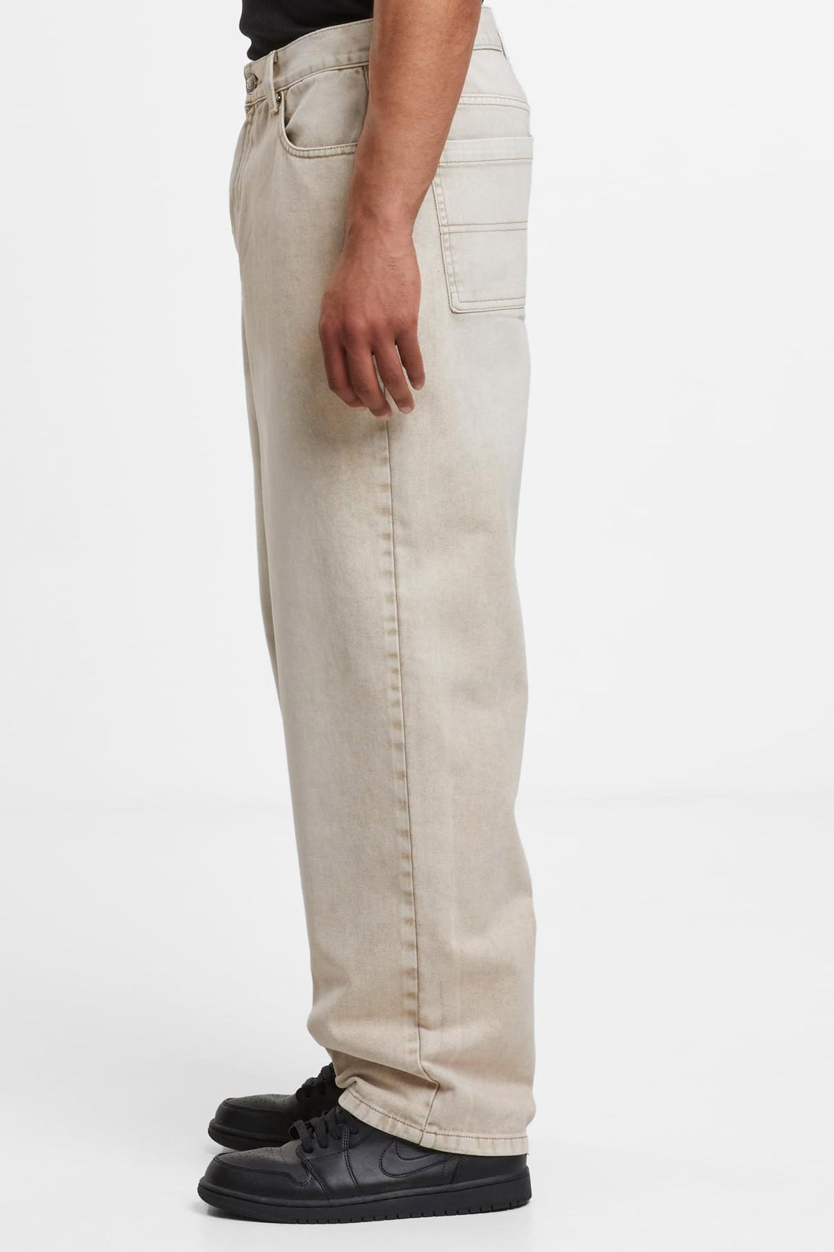 Loose fit jeans L32 - White Dirty Washed