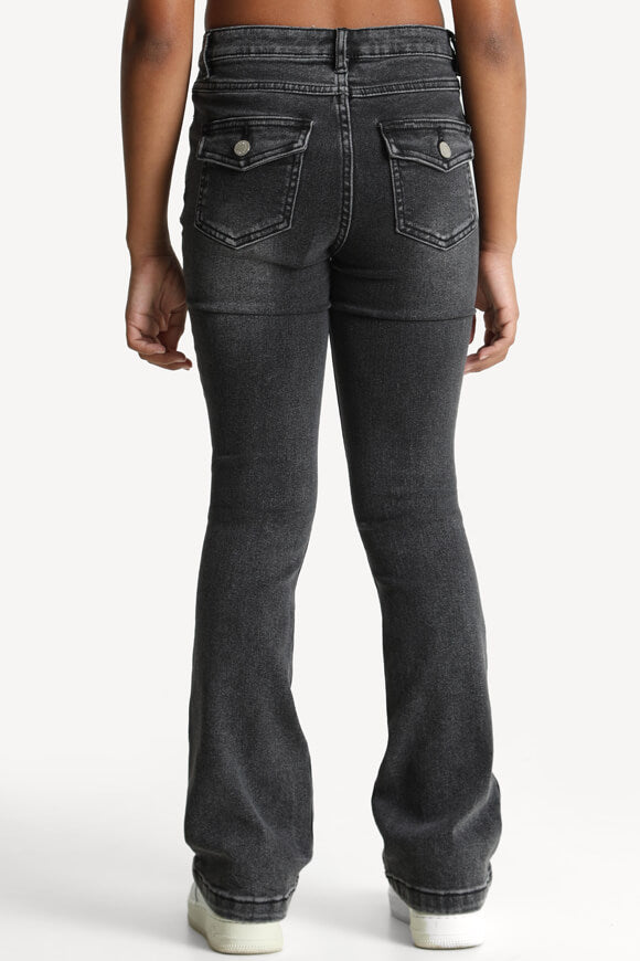 Flare Jeans - Gewaschen Schwarz