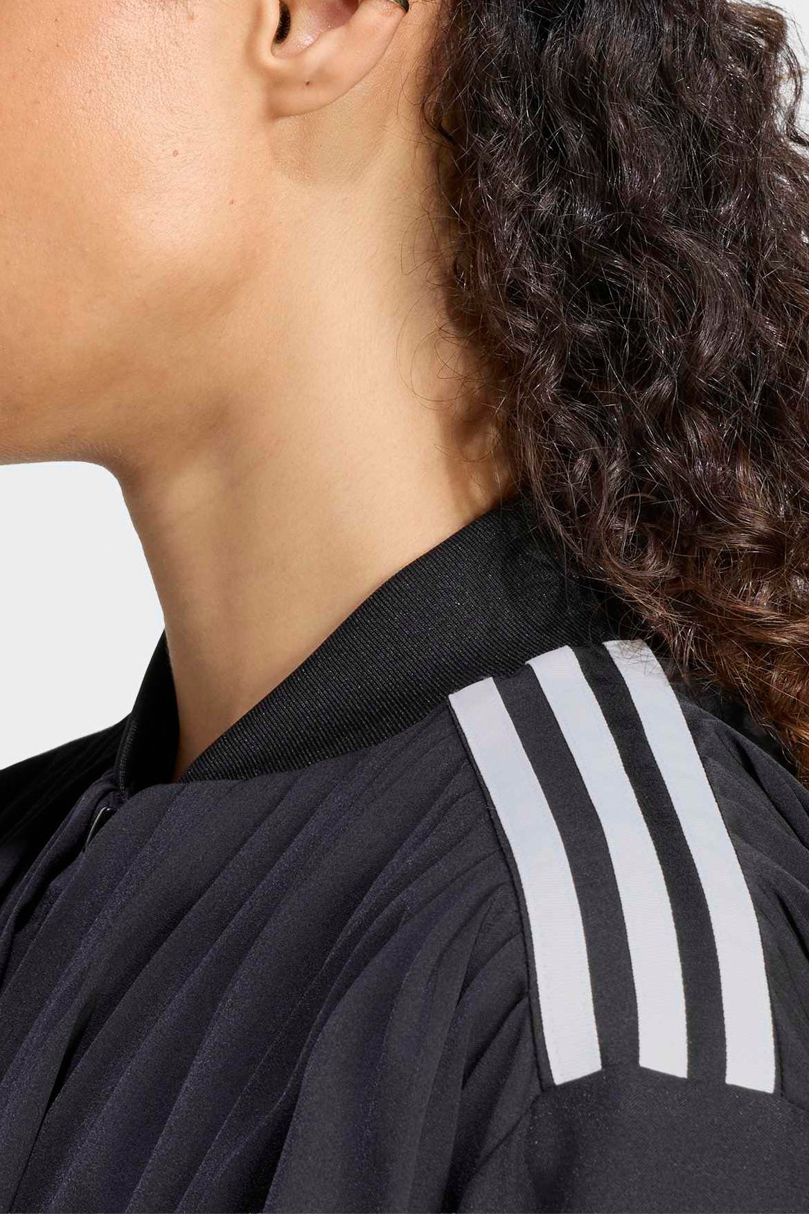 Balloon Plissee Trainingsjacke - Black