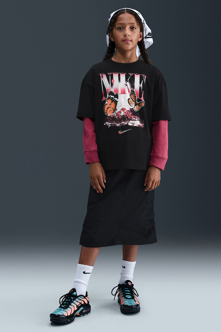 T-shirt Butterfly Oversize - Noir