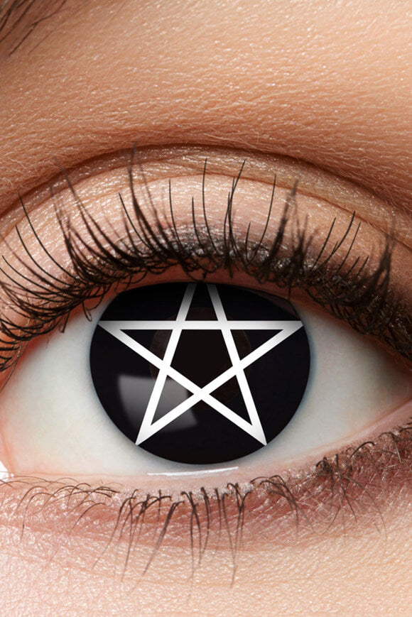 Lentilles de couleur - Black Pentagram
