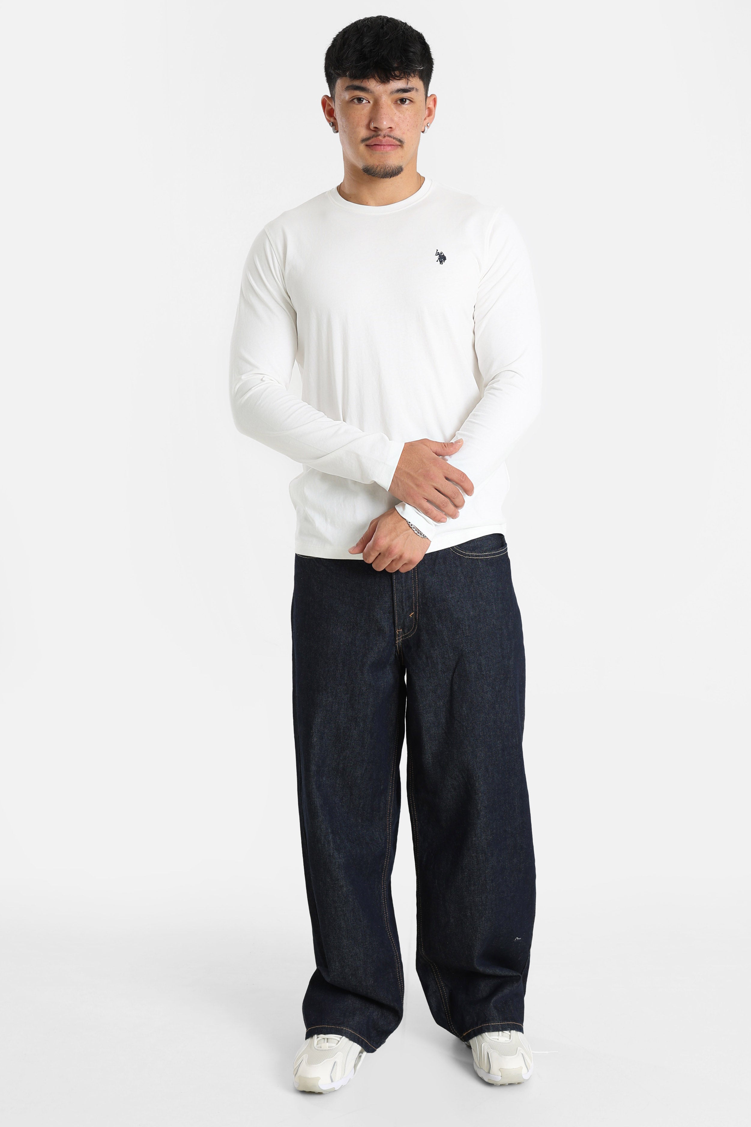 Akio Langarmshirt - Offwhite
