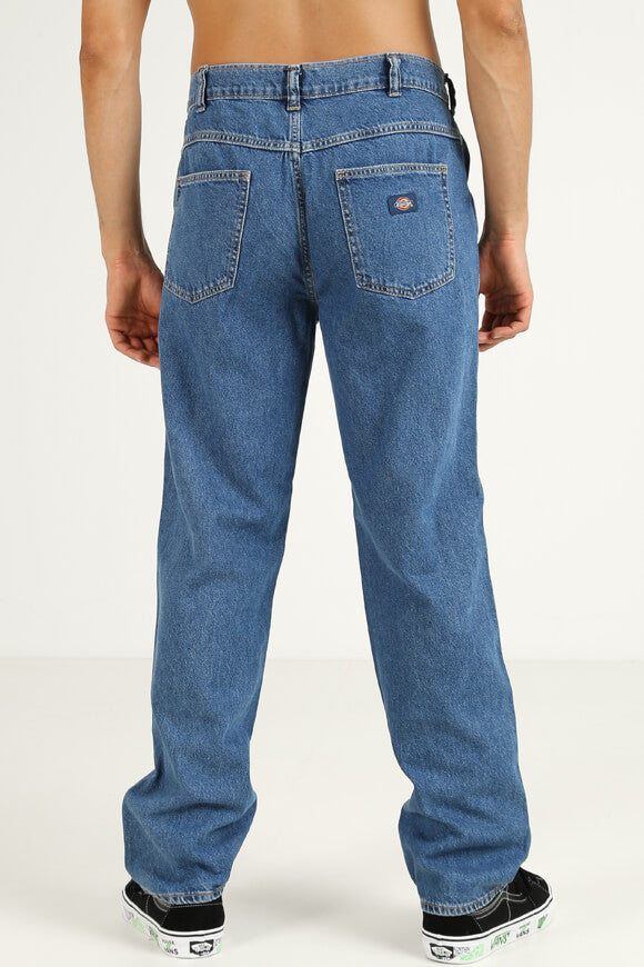 Houston Relaxed Straight Fit Jeans - Classic Blue