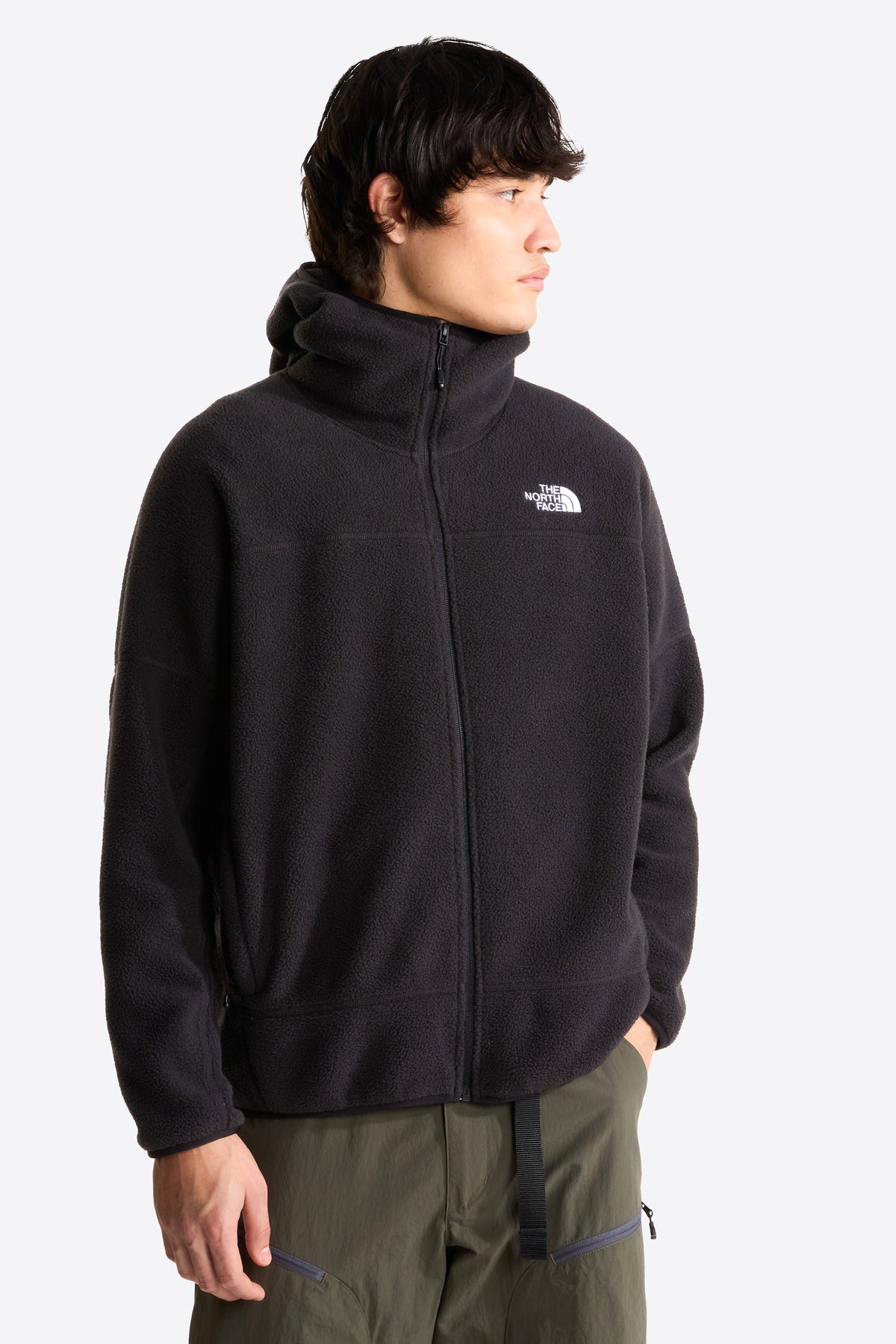 Full-Zip Mask fleece sweatshirt - Black
