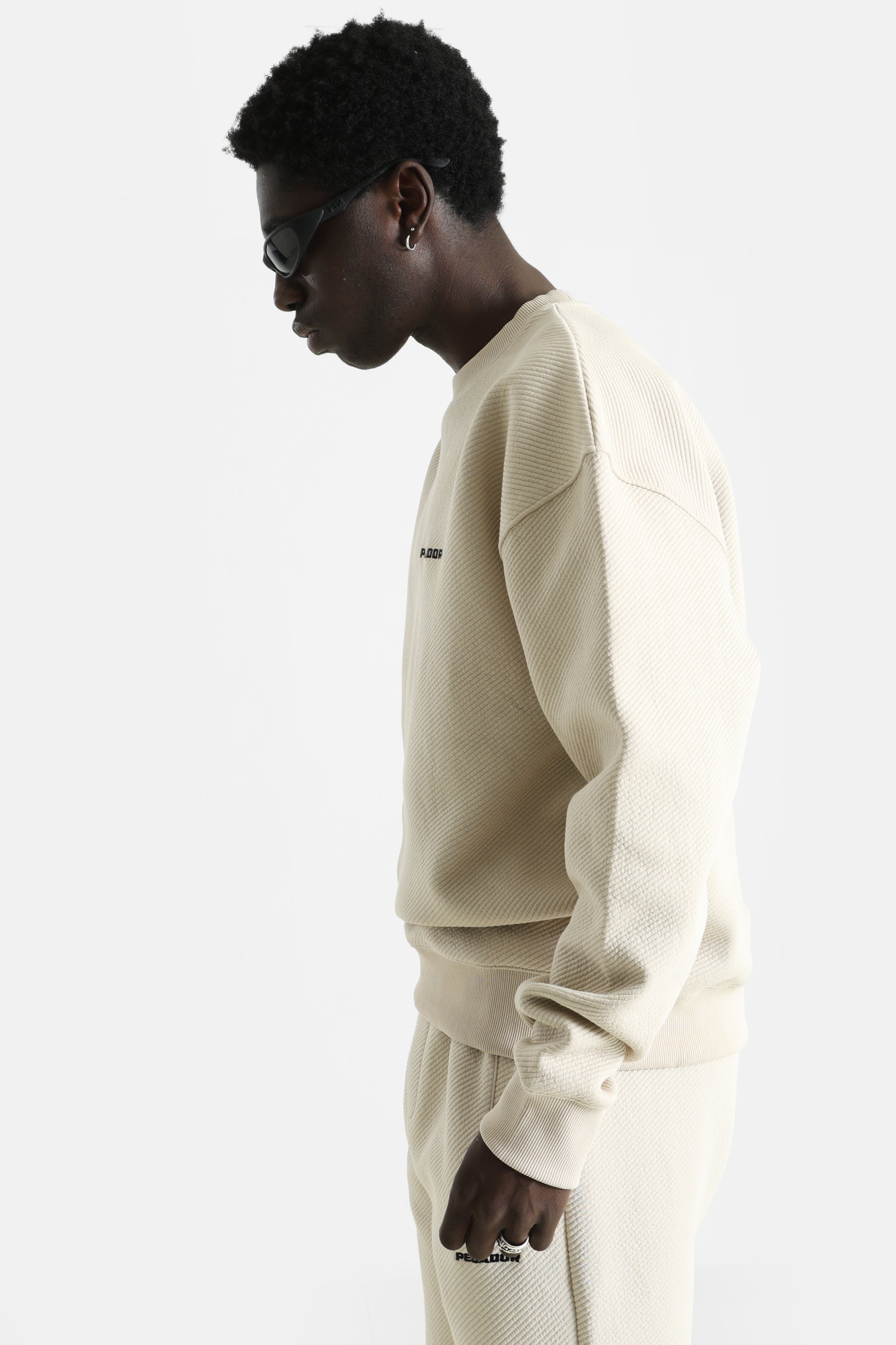 Tate Oversize Sweatshirt - Stone