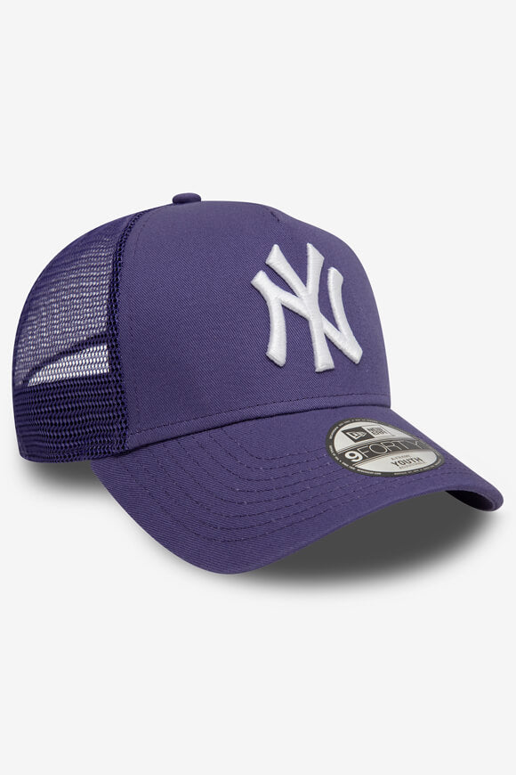 Casquette trucker / snapback - Purple + White