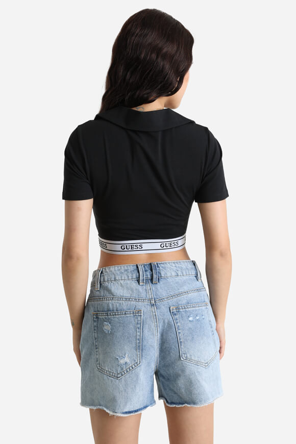Crop T-Shirt - Jet Black