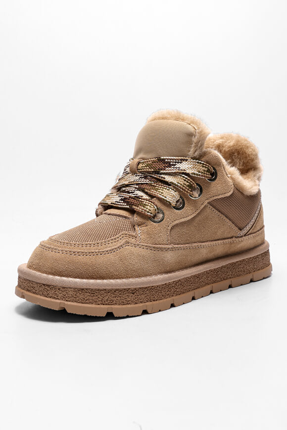 Lined sneakers - Cappuccino